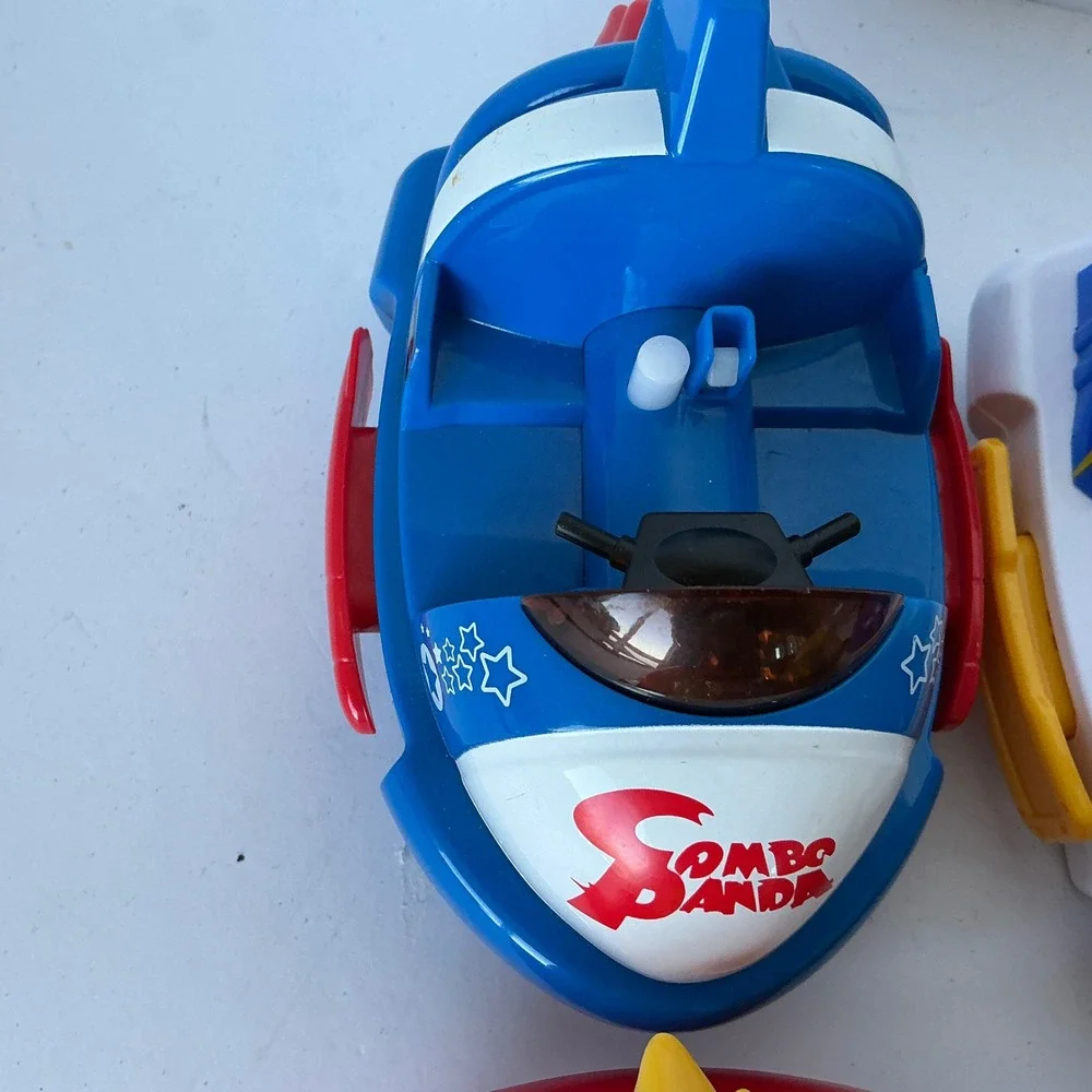 Jada Toys Ryan's World Transformers Bumper Car Set of 4 Combo Panda Red Titan OS